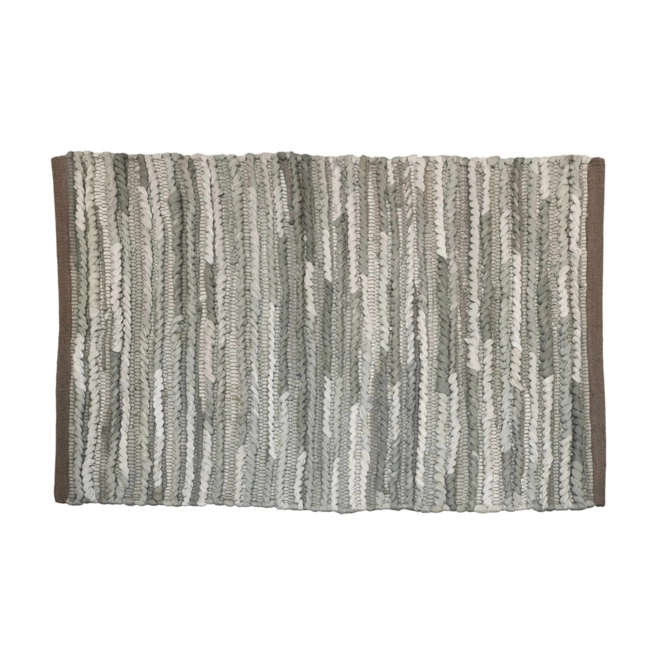 Nova Home "Ravine" Handwoven Cotton Accent Rug – Grey (Available In Sizes) product thumbnail 9