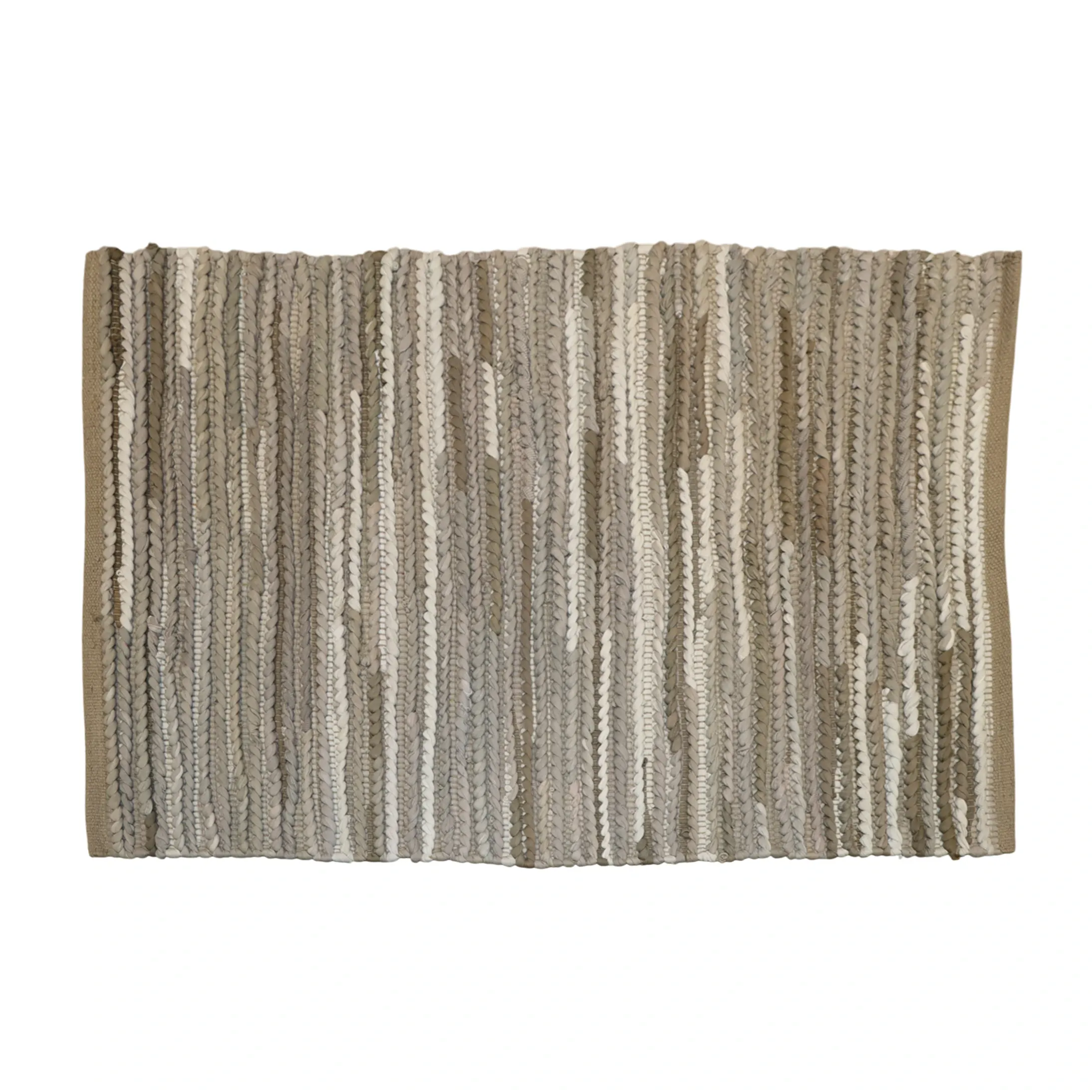 Nova Home "Ravine" Handwoven Cotton Accent Rug – Taupe (Available In Sizes) product thumbnail 9