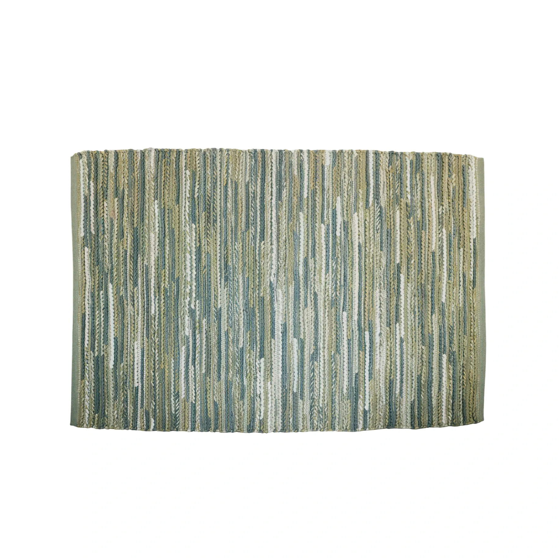 Nova Home "Ravine" Handwoven Cotton Accent Rug – Green (Available In Sizes) product thumbnail 13
