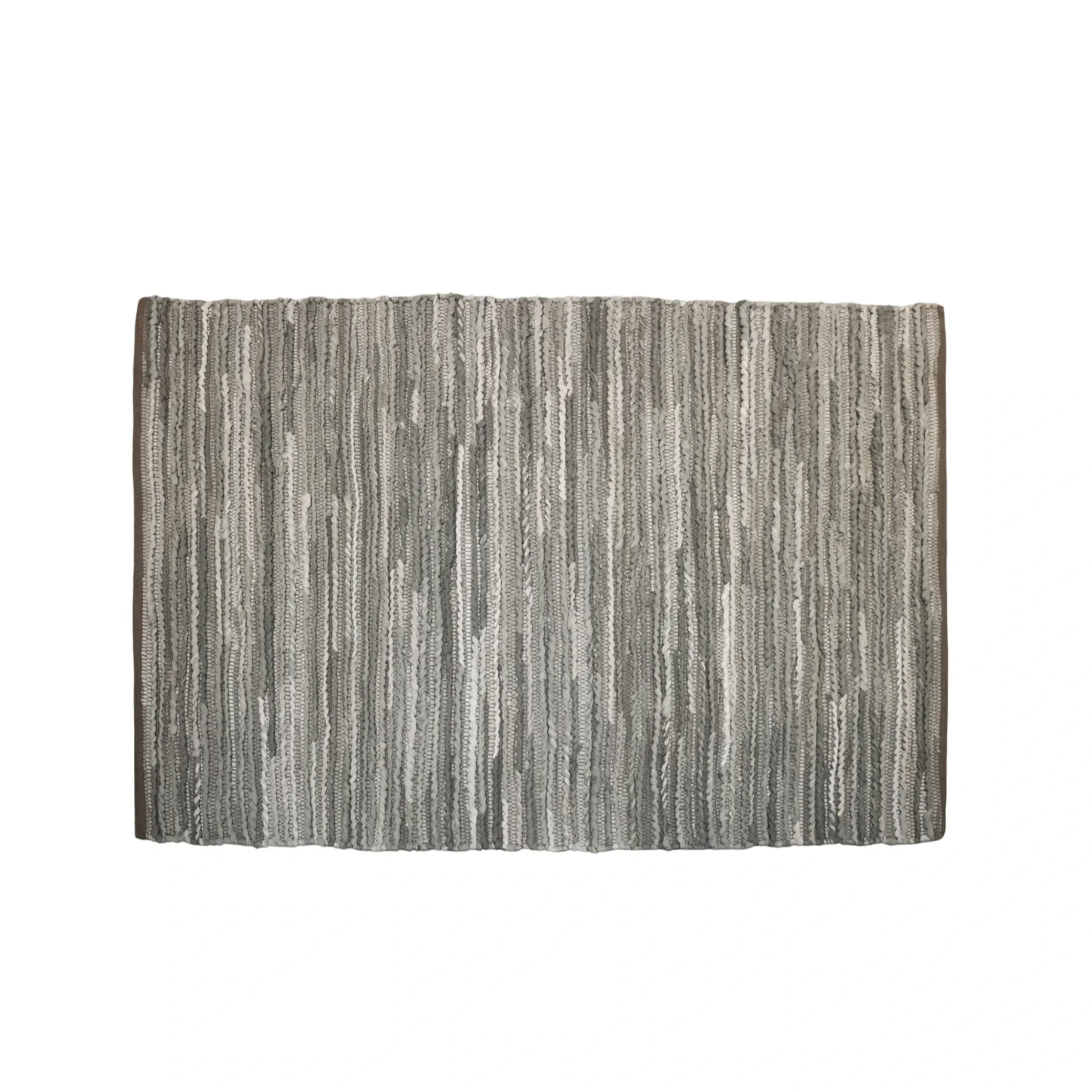 Nova Home "Ravine" Handwoven Cotton Accent Rug – Grey (Available In Sizes) product thumbnail 13