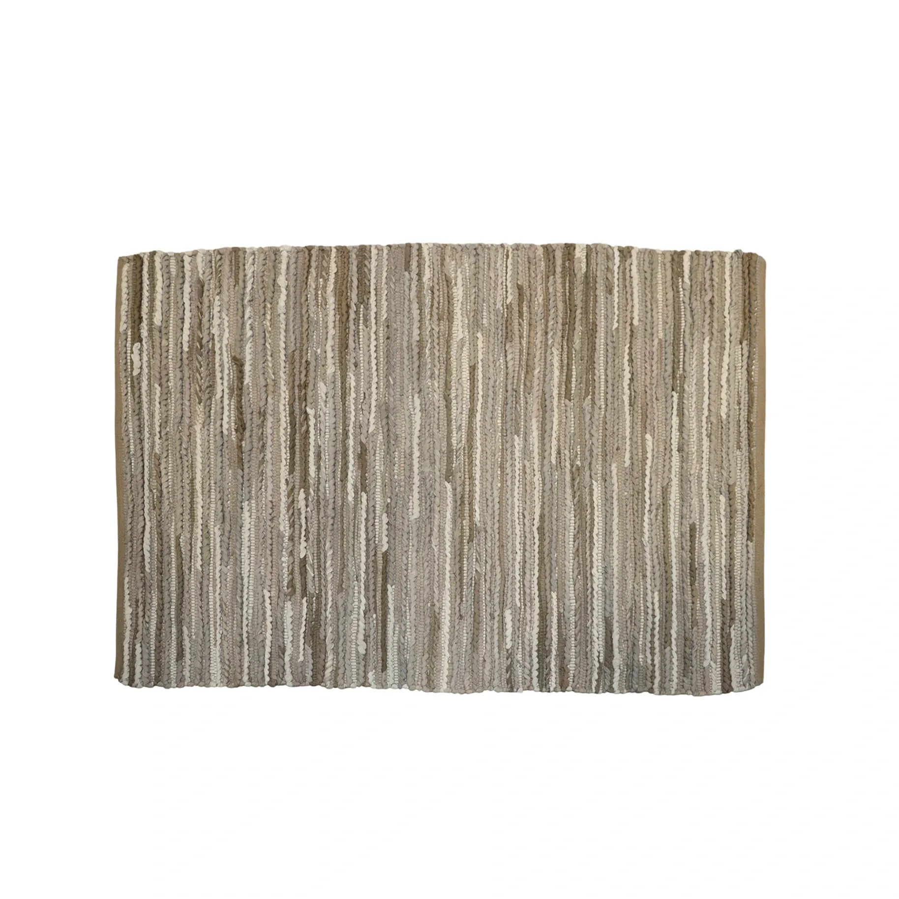 Nova Home "Ravine" Handwoven Cotton Accent Rug – Taupe (Available In Sizes) product thumbnail 13