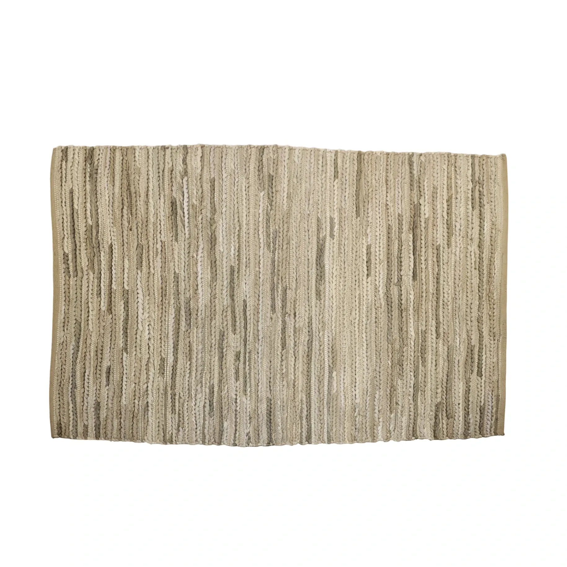 Nova Home "Ravine" Handwoven Cotton Accent Rug – Cream (Available In Sizes) product thumbnail 3