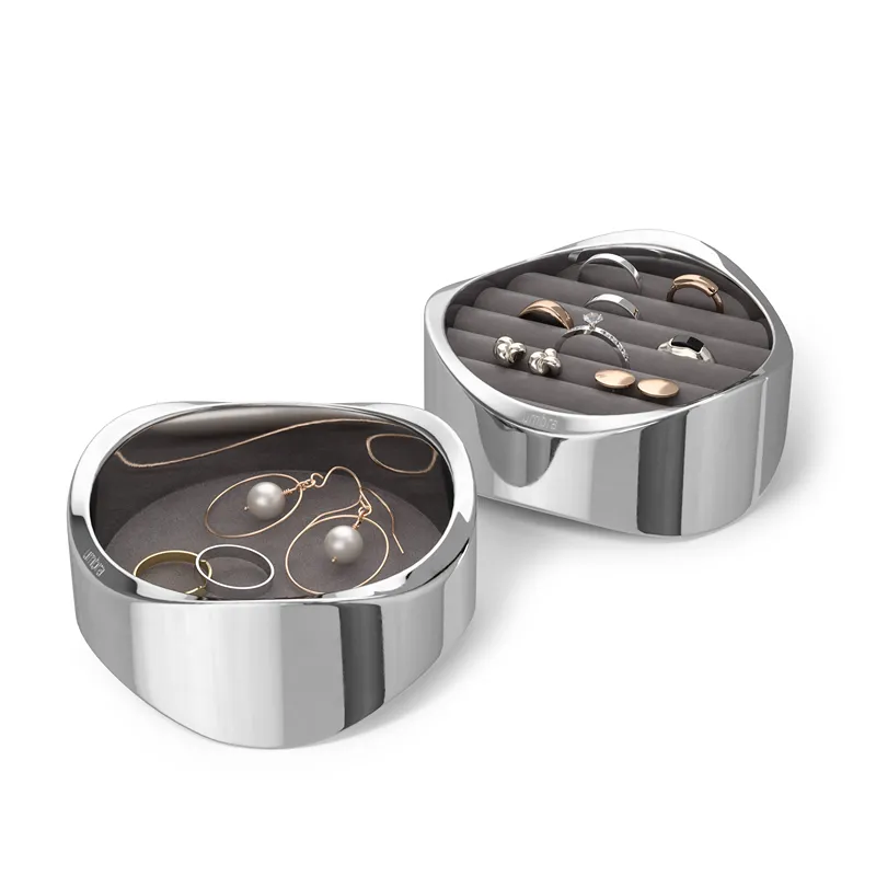 Umbra Wavy 2-Tier Jewelry Box - Chrome product thumbnail 3