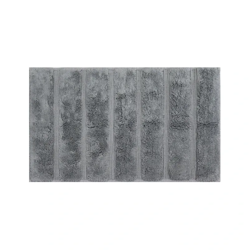 Nova Home Lusora Cotton Bath Rug - Charcoal (Available In Sizes) product thumbnail 3