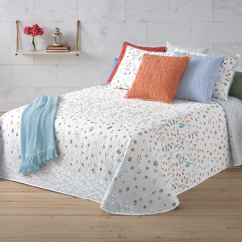 Manterol "Bouti Groovy" Reversible Summer Bedspread Set - Multicolor (414 15) (Available in Sizes) product thumbnail 6