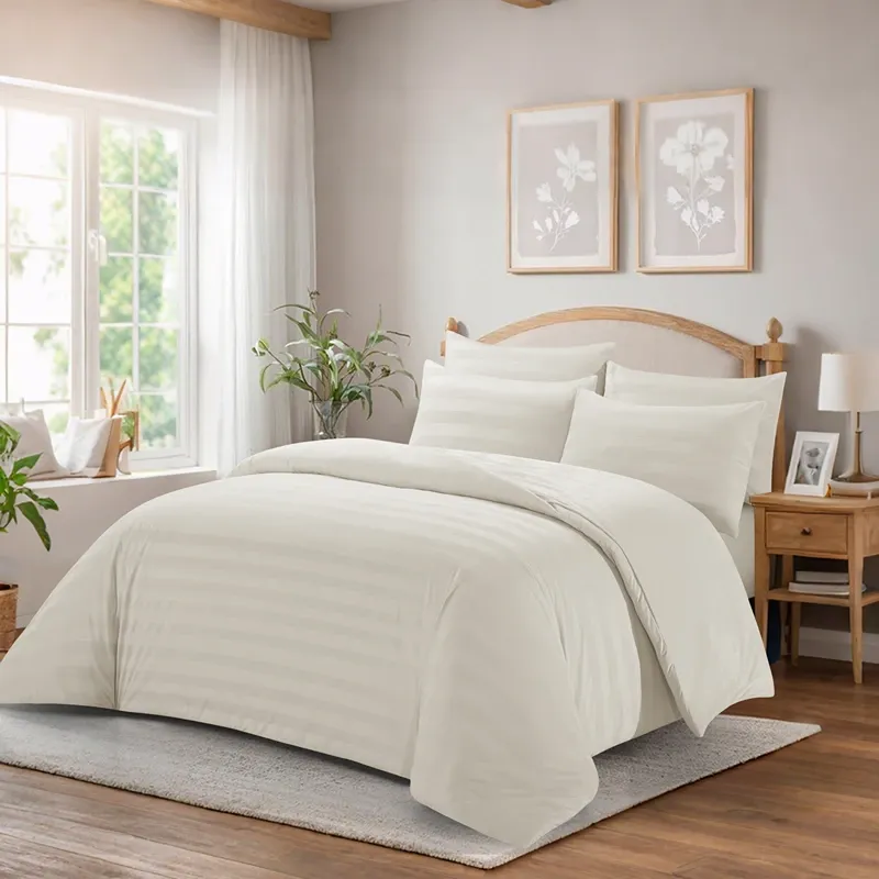 Nova Home Velvora Winter Velvet Duvet Cover Set - Ivory (Available In Sizes) product thumbnail 11