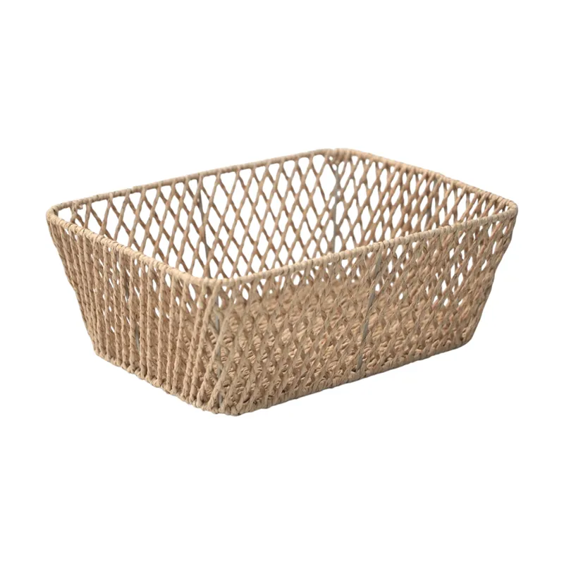 Weva Drima Paper Woven Storage Basket - Small – Natural product thumbnail 3