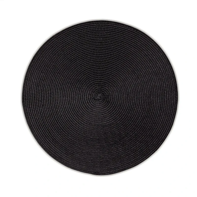 Kela Kimya Place mat - ∅ 38 cm - Black product thumbnail 3
