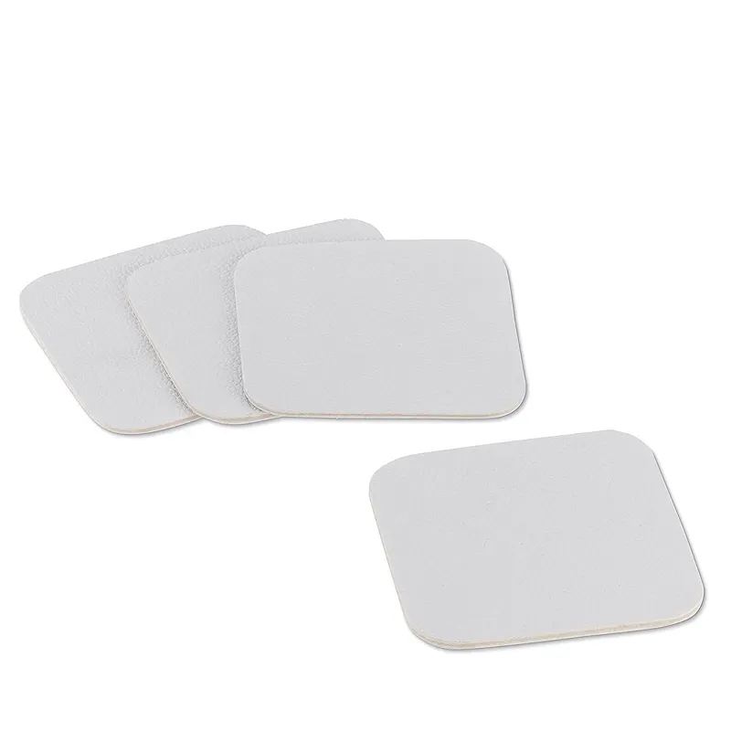 Kela Kimara Leather Trivet Set - 4 Pcs - White product thumbnail 3