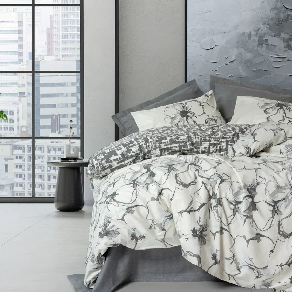 Nova Home Duvet Cover Set Rainforce Hilaris - 100% Cotton - King & Super King - 4 Pcs - Multicolor product thumbnail 3