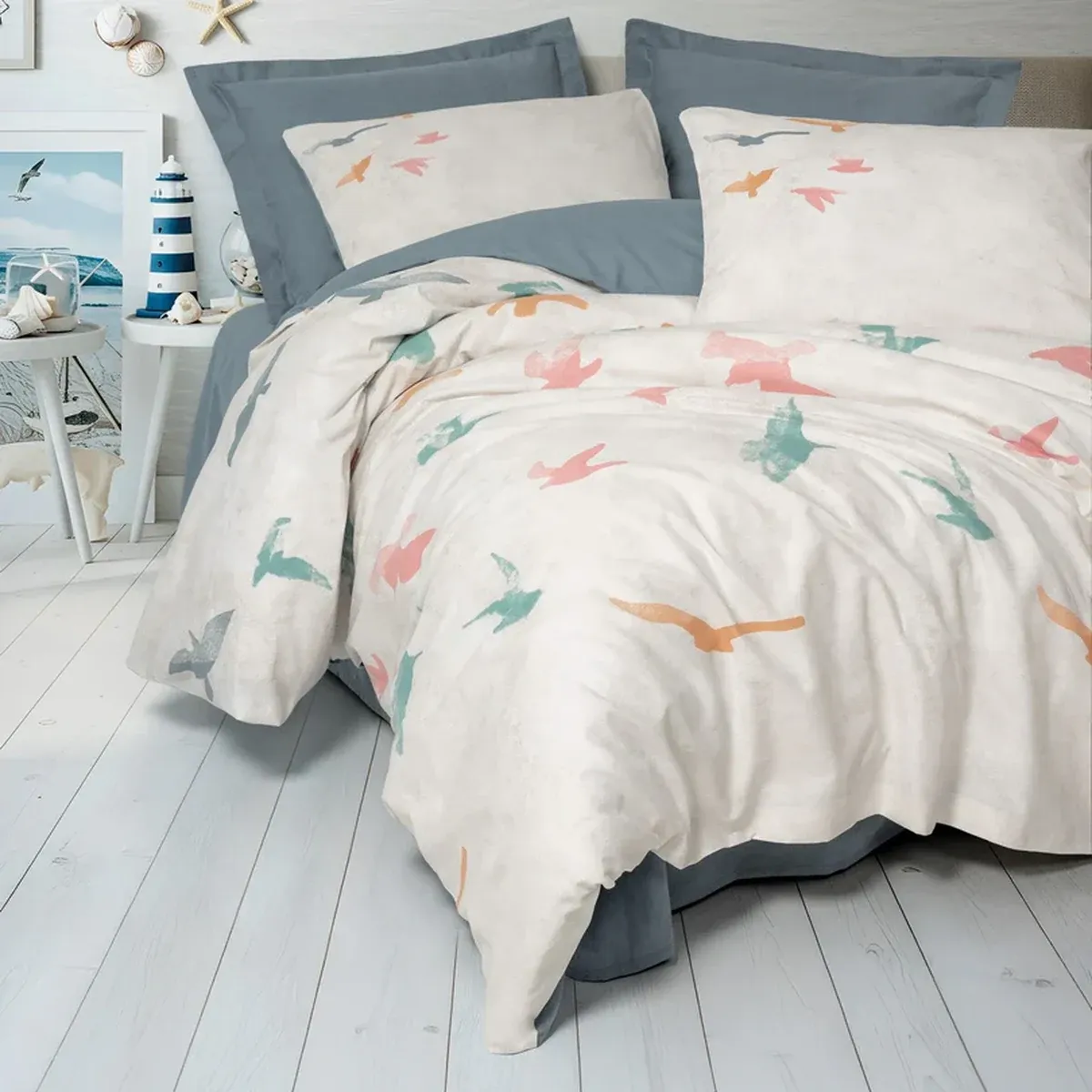 Nova Home Duvet Cover Set Rainforce Kaija - 100% Cotton - Multicolor (Available In Sizes) product thumbnail 8