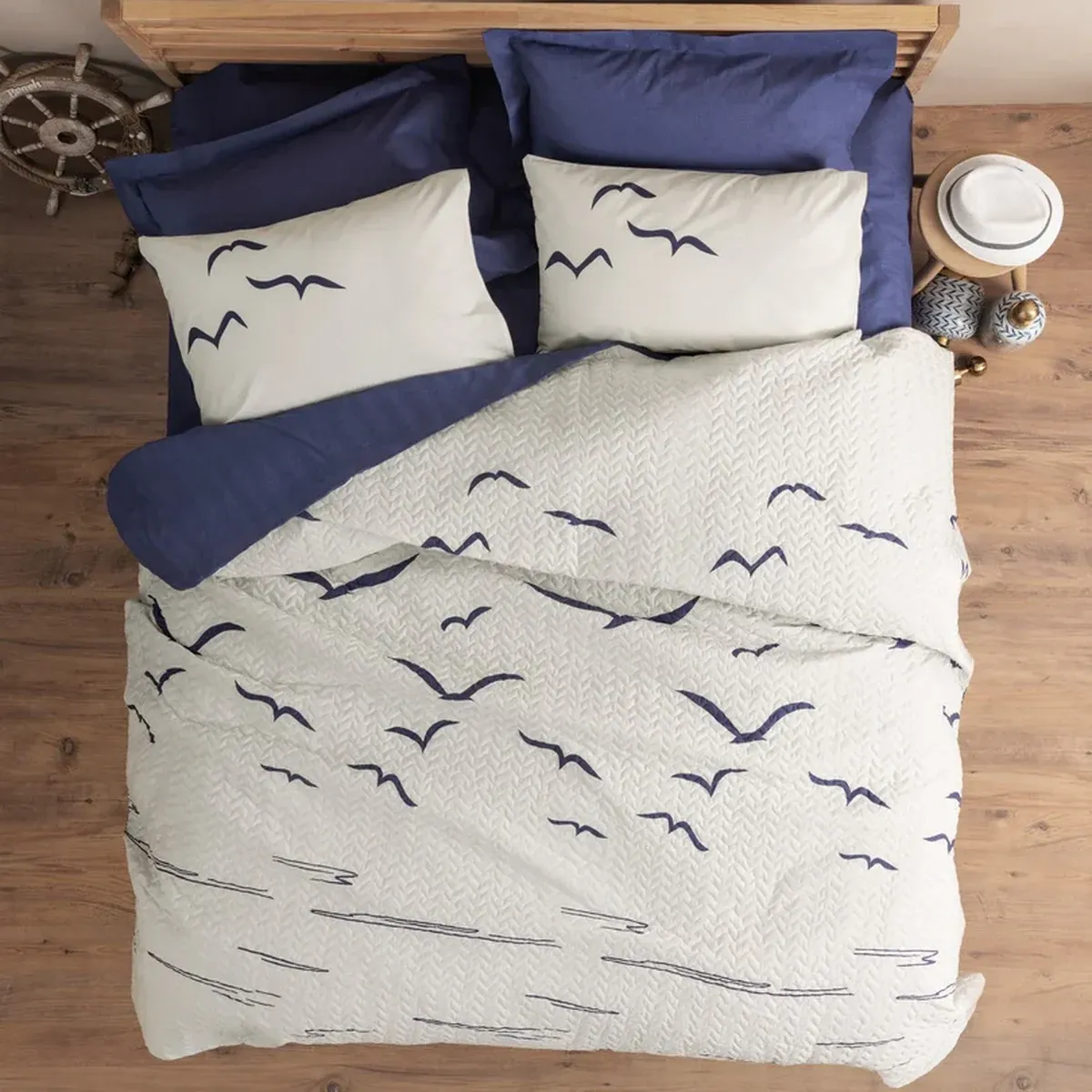Nova Home Duvet Cover Set Rainforce Larum - 100% Cotton - Multicolor (Available In Sizes) product thumbnail 6