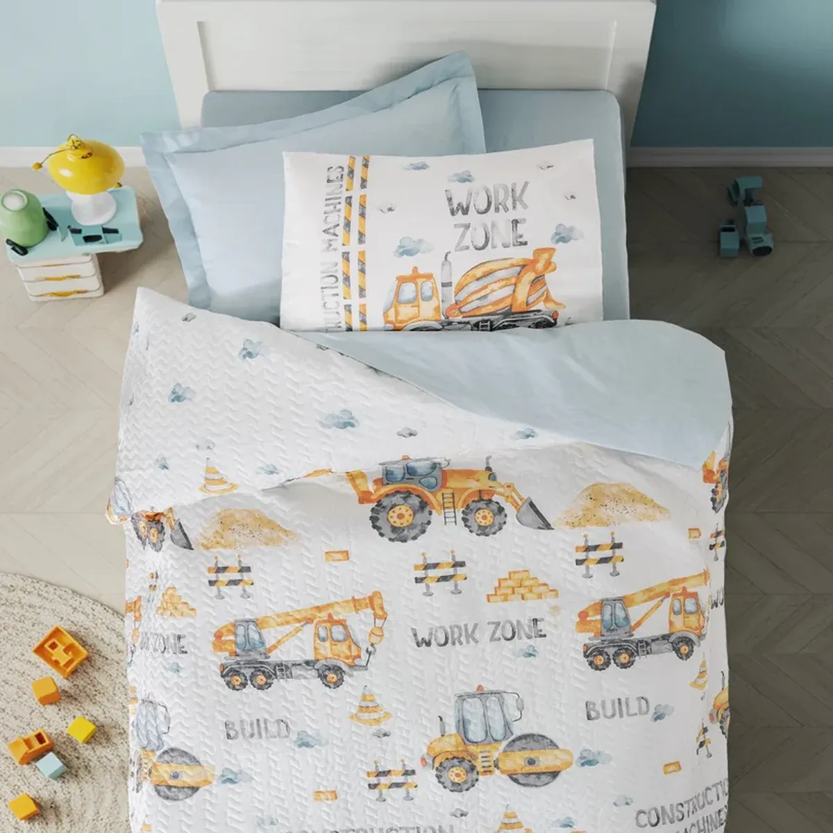 Nova Home Duvet Cover Set Rainforce Buildo - 100% Cotton - Single & Twin - 3 Pcs - Multicolor product thumbnail 3