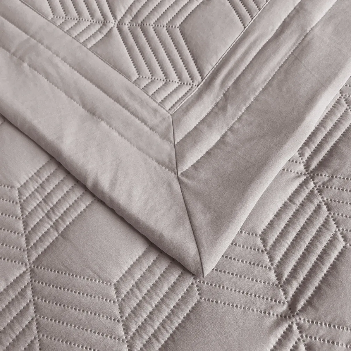 Nova Home Bed Spread Set Vectra - Microfiber - Taupe (Available In Sizes) product thumbnail 20