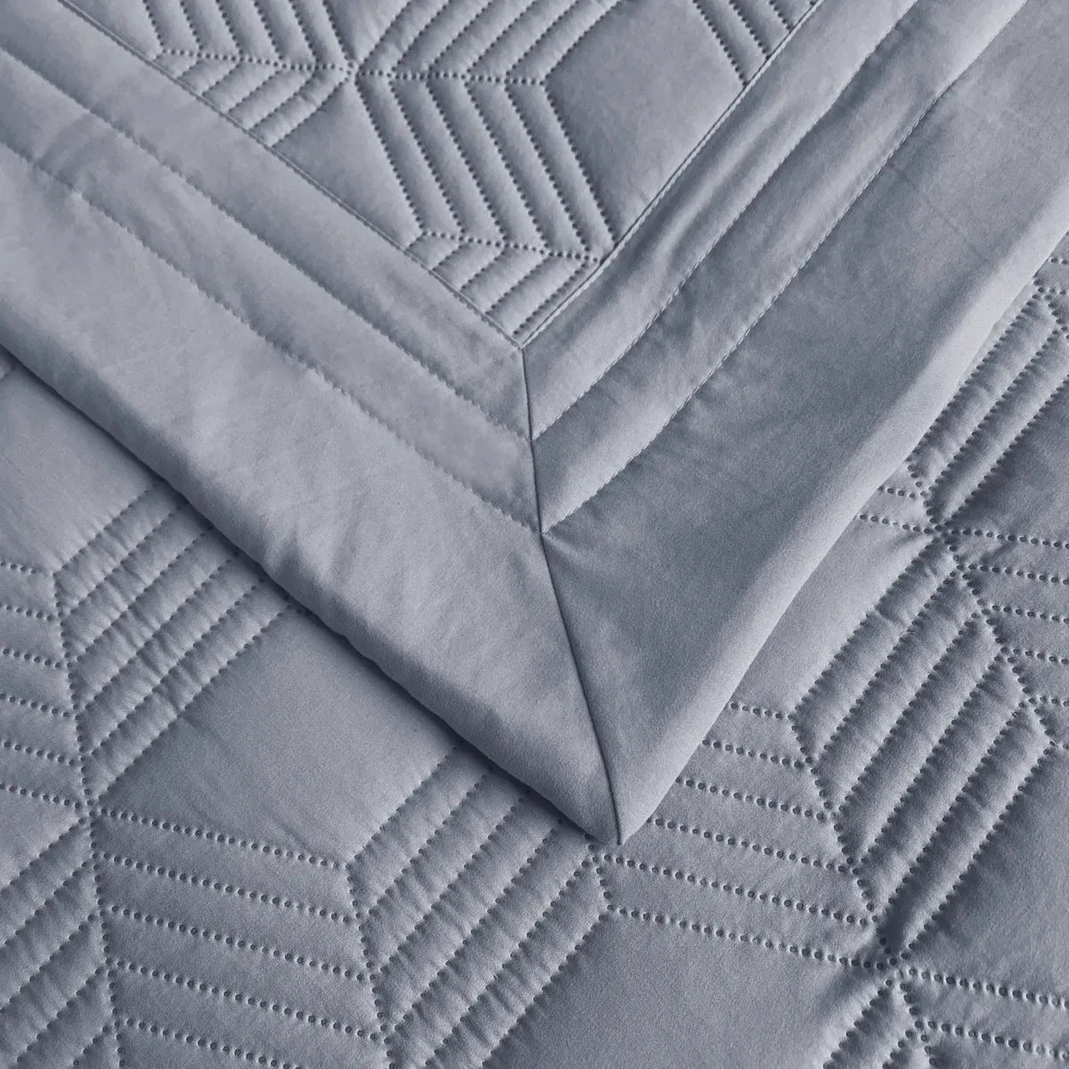 Nova Home Bed Spread Set Vectra - Microfiber - Grey (Available In Sizes) product thumbnail 20