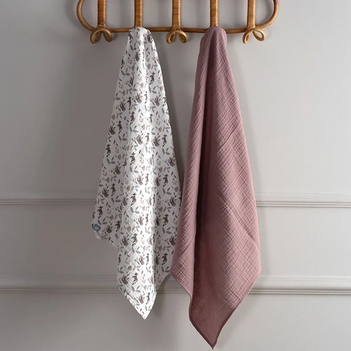 Funna Baby Blanket Set Wildflower - 2 Pcs - Lavender product thumbnail 3