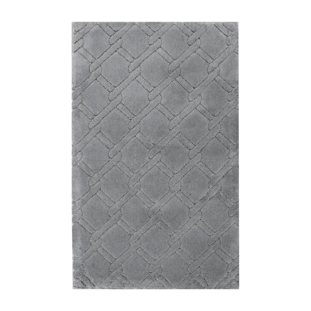 Nova Home Bath Rug Ricardo - Cotton - 60x100 cm - Light Grey product thumbnail 3