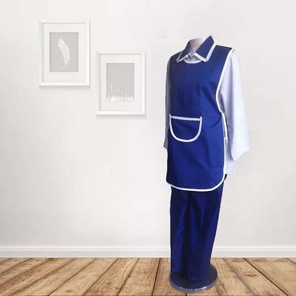 Cannon Helper Uniform Set With Long Sleeves - 3 Pcs - Blue (Available In Sizes) product thumbnail 3