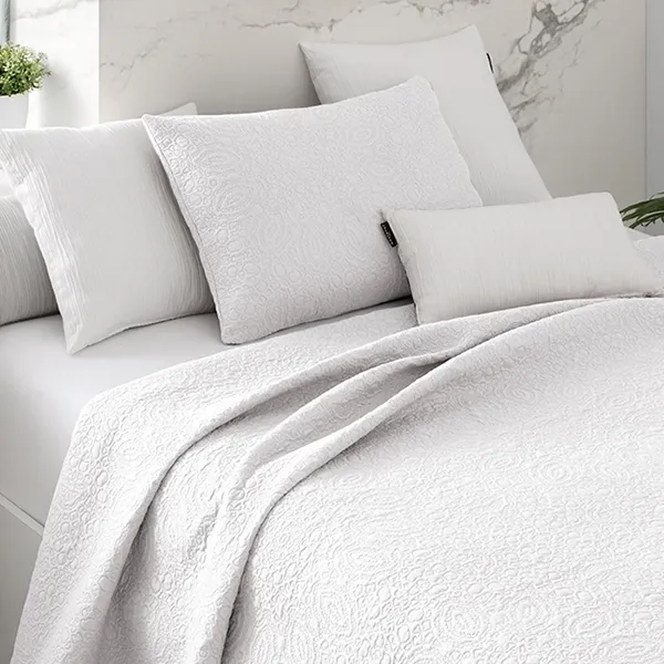 Manterol Bouti Summer Soft Plus Bed Spread Set - White (Available In Sizes) product thumbnail 3