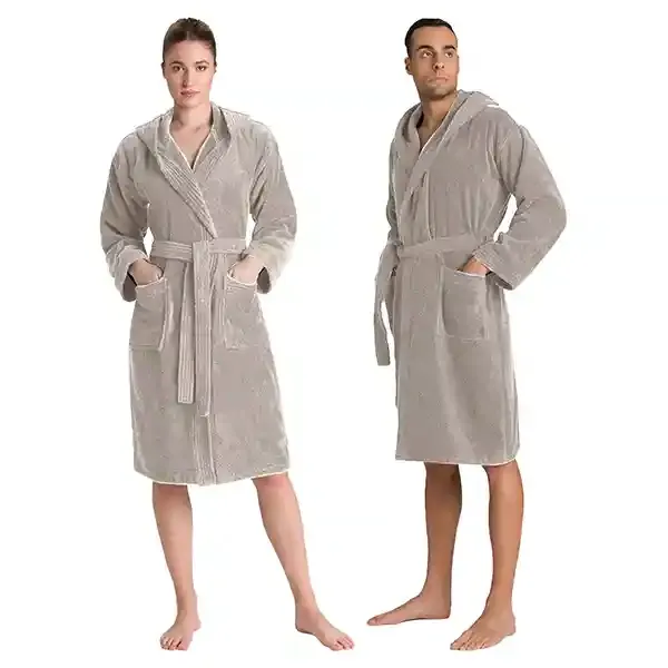 Cannon Plain Unisex Bathrobe (1 Piece) - 100% Cotton - Canvas (Available in sizes) product thumbnail 13