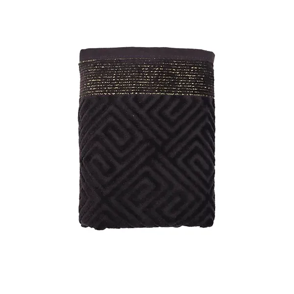 Nova Home Gold Versace 100% Cotton Jacquard Towel (Bath Towel) - Antracite (Available in Sizes) product thumbnail 3