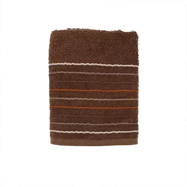 Nova Home Nestwell 100% Cotton Jacquard Towel (Bath Towel) - Brown (Available in Sizes) product thumbnail 4
