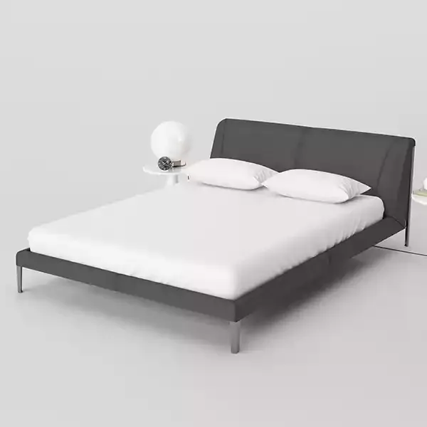 Bedding House Fitted Sheet Set - 100% Cotton - Single & Twin - 2 Pcs - White product thumbnail 3