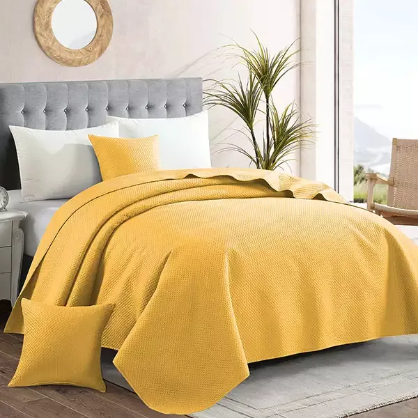 Nova Home "Dimension" Coverlet - Yellow product thumbnail 11