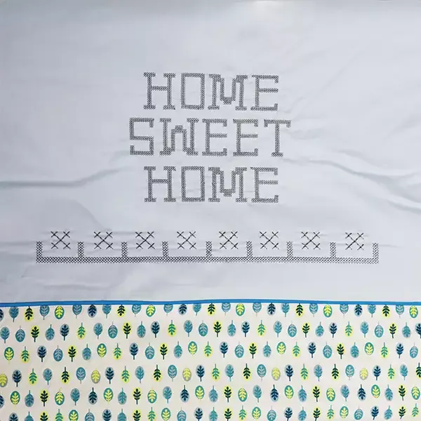 Nova Home Flower Paradise Baby Blanket - 100% Cotton - Blue product thumbnail 2