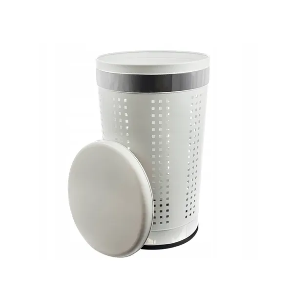 Kela "Sevilla" Laundry Basket With a Seat Cushion - White product thumbnail 2