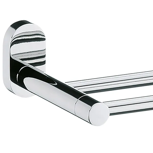Kela Lucido Double Towel Rail - 60 cm - Silver product thumbnail 2