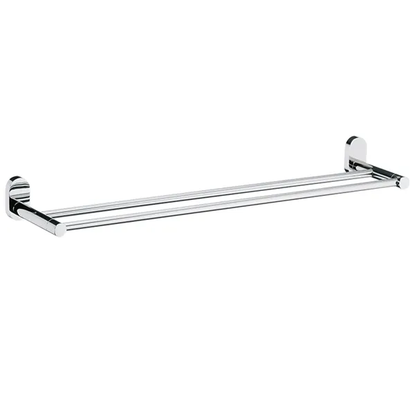 Kela Lucido Double Towel Rail - 60 cm - Silver product thumbnail 3