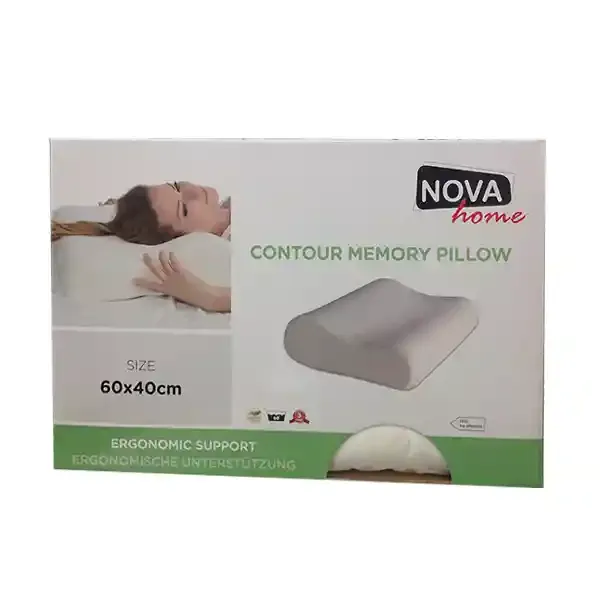 Nova Home Memory Foam Supportive Pillow - White product thumbnail 3