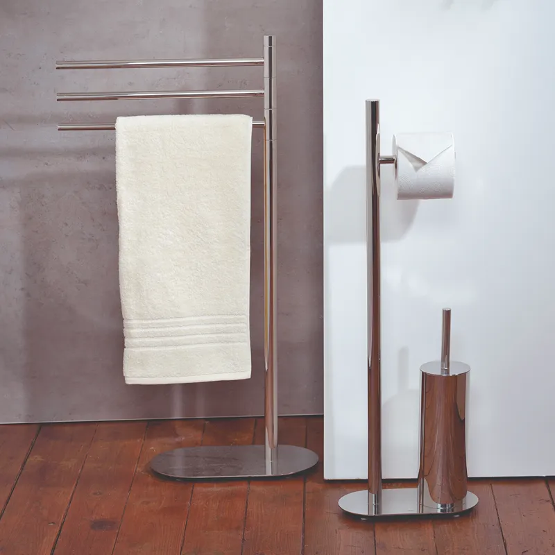 Kela Lucido Freestanding Toilet Set - Stainless Steel product thumbnail 2