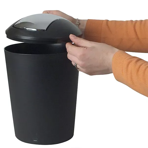 Kela Marta Swing Lid Bin - 5 Liters - Black product thumbnail 2