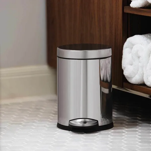 Simplehuman Stainless Steel Trash Bin-4.5 L - Polished product thumbnail 3