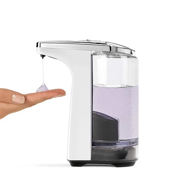 Simplehuman Plastic & Stainless Steel Liquid Soap Sensor Pump-236 ml - White product thumbnail 3