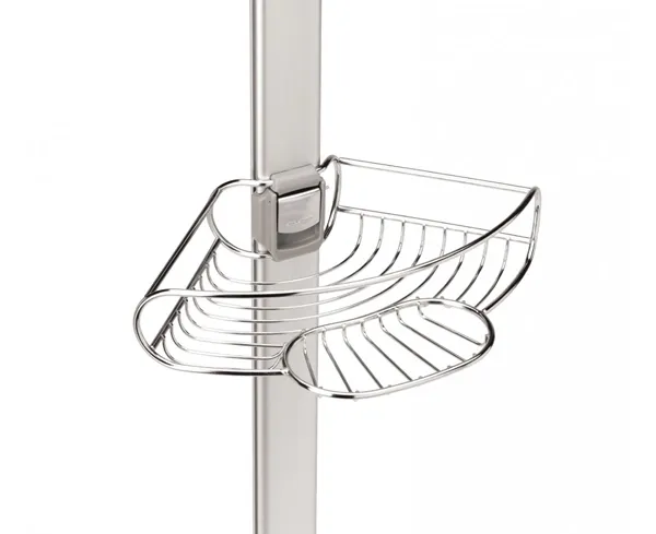 Simplehuman Stainless Steel & Anodized Aluminum Tension Shower Caddy - Silver product thumbnail 3