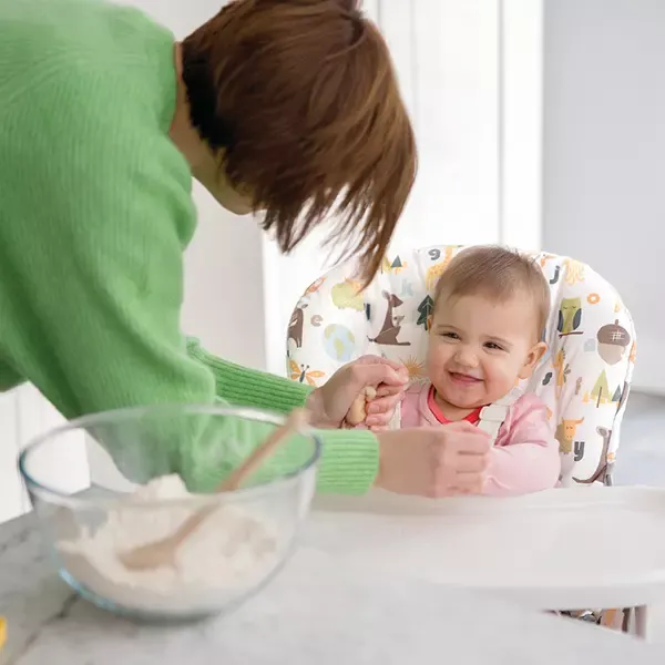 Joie Mimzy Snacker High Chair - Alphabet - White product thumbnail 6