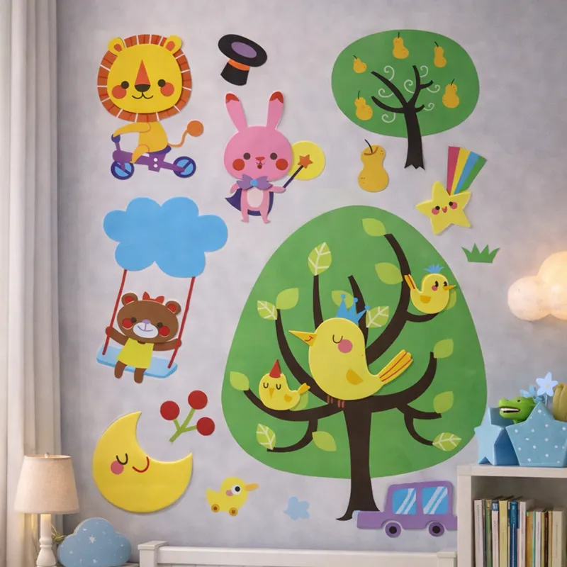 Nova Home Decorative EVA Wall Stickers for Kids' Rooms - The Little Forest Circus product thumbnail 2