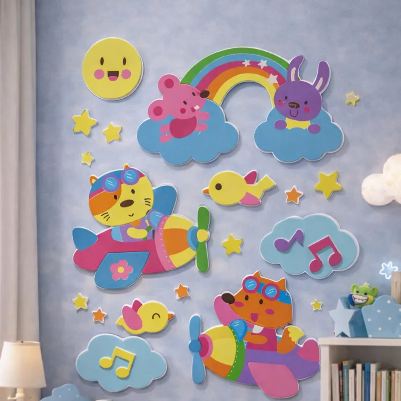 Nova Home Decorative EVA Wall Stickers for Kids' Rooms - Aviation Adventure product thumbnail 2