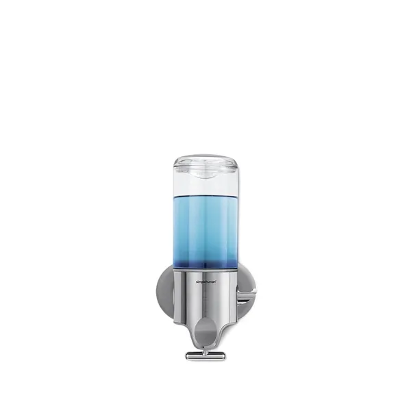 Simplehuman Stainless Steel Shower Soap Dispenser Single - 443ml - Silver product thumbnail 4