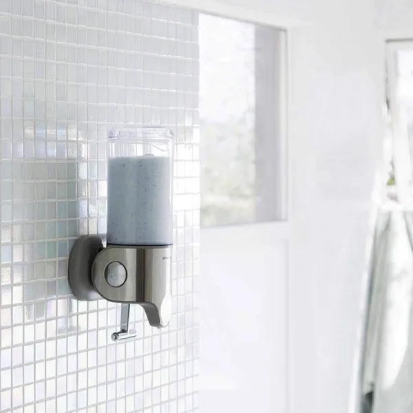 Simplehuman Stainless Steel Shower Soap Dispenser Single - 443ml - Silver product thumbnail 2