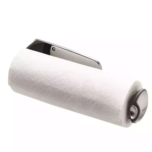 Simplehuman Stainless Steel Quick Load Kitchen Roll Holder Wall Mount - Silver product thumbnail 4