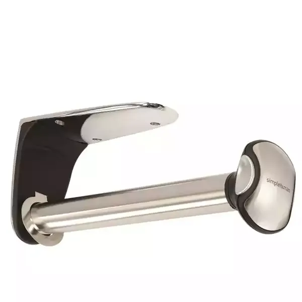 Simplehuman Stainless Steel Quick Load Kitchen Roll Holder Wall Mount - Silver product thumbnail 4