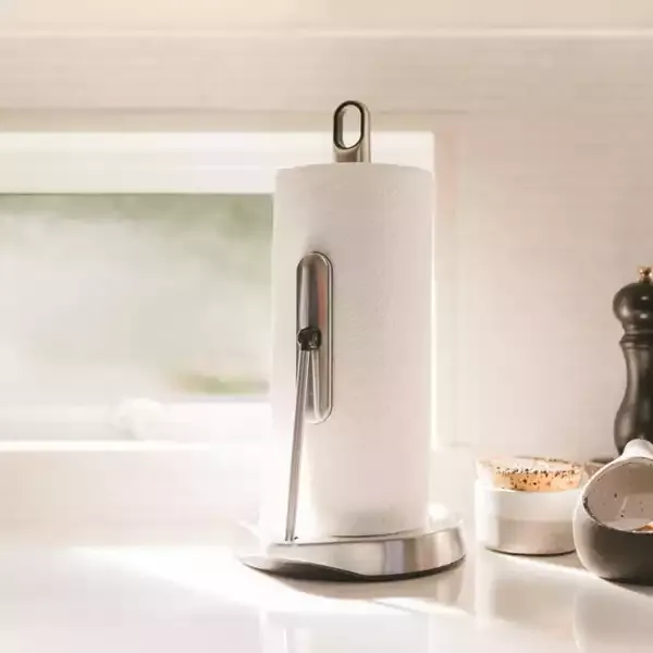 Simplehuman Stainless Steel Tension Arm Kitchen Roll Holder - Silver product thumbnail 3