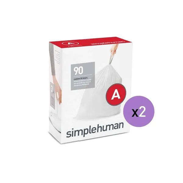 Simplehuman Custom Fit Liners-4.5 L (Code A) - White product thumbnail 4