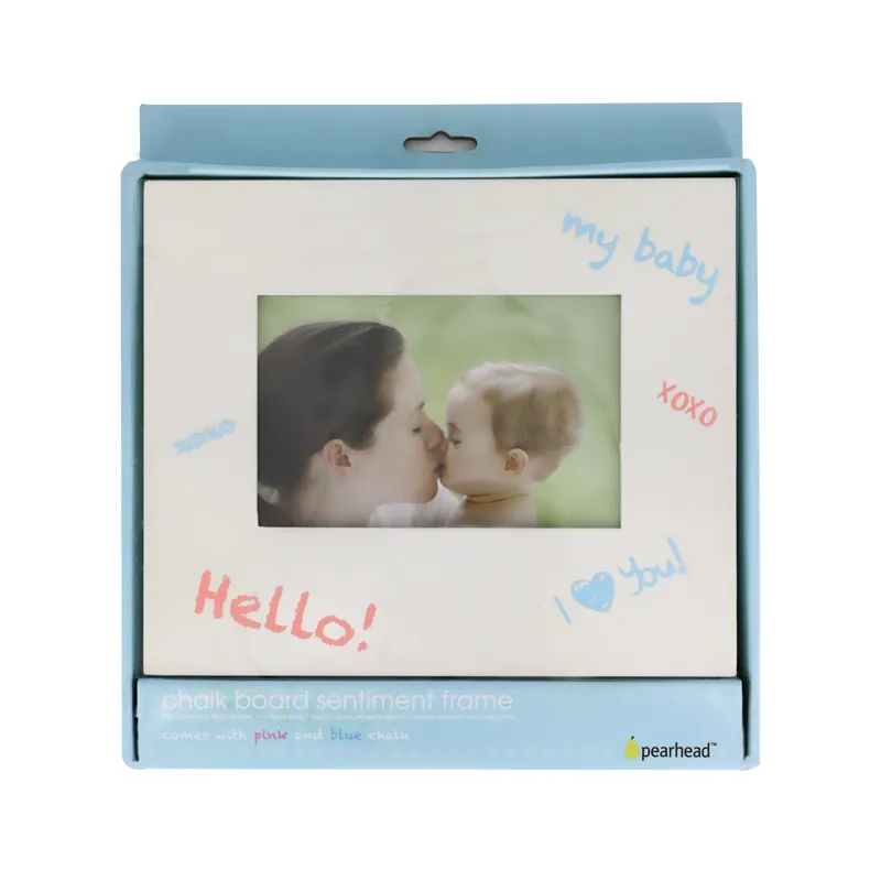 Pearhead "My First" Chalkboard Photo Frame - White product thumbnail 4