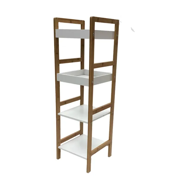 Nova Home Zest Rack Unit, Bamboo, 4 Shelves - Natural product thumbnail 4