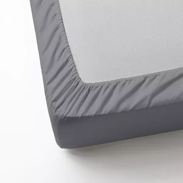 Nova Home "MicroBasic" Fitted Sheet Set - Grey product thumbnail 2